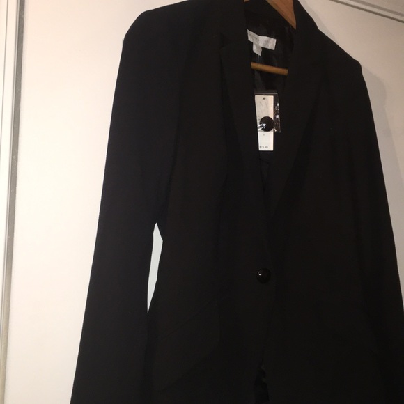 💚SOLD💚NEW YORK & COMPANY Black suit jacket 0 - Picture 5 of 8